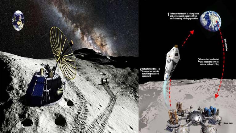 ভবিষ্যতের জ্বালানি আসবে চাঁদ থেকে